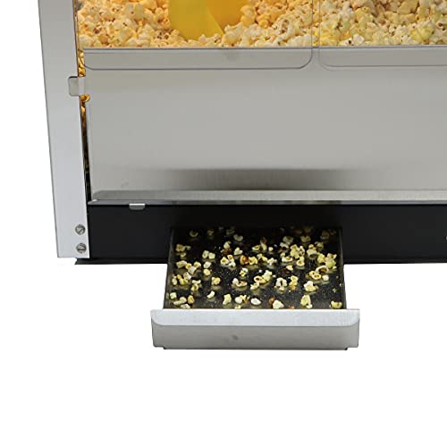 Contempo Pop 8oz Popcorn Machine - Black/Chrome