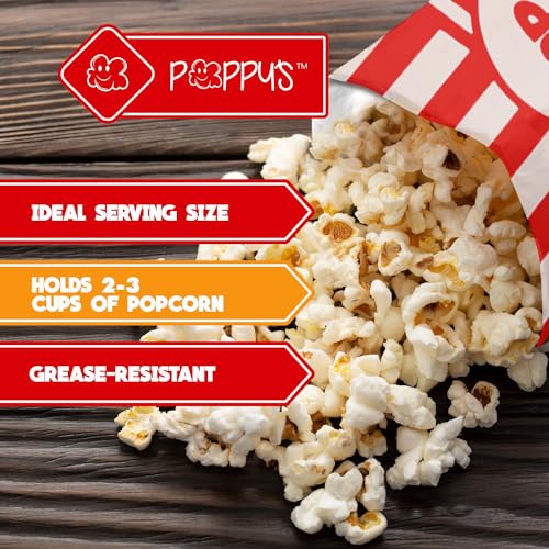 Poppy's Popcorn Bags - Perfect for Movie Nights