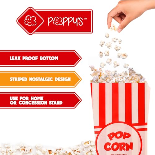 Poppy's Popcorn Bags - Perfect for Movie Nights