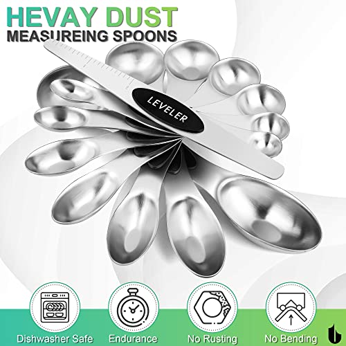 Magnetic Stainless Steel Measuring Spoons Set
