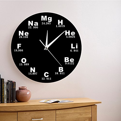 Chemistry Clock - Perfect Gift for Science Lovers