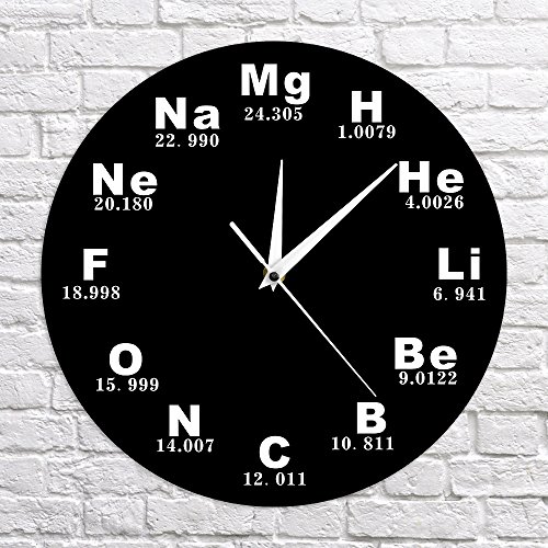Chemistry Clock - Perfect Gift for Science Lovers