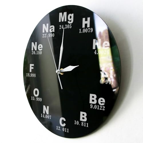 Chemistry Clock - Perfect Gift for Science Lovers
