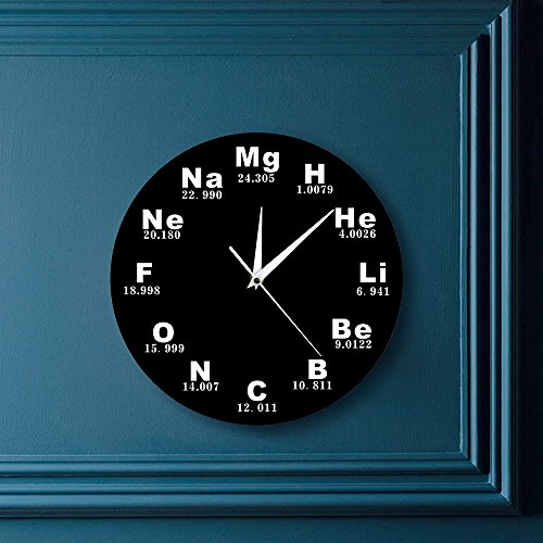 Chemistry Clock - Perfect Gift for Science Lovers