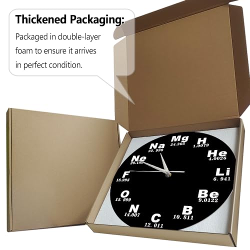 Chemistry Clock - Perfect Gift for Science Lovers