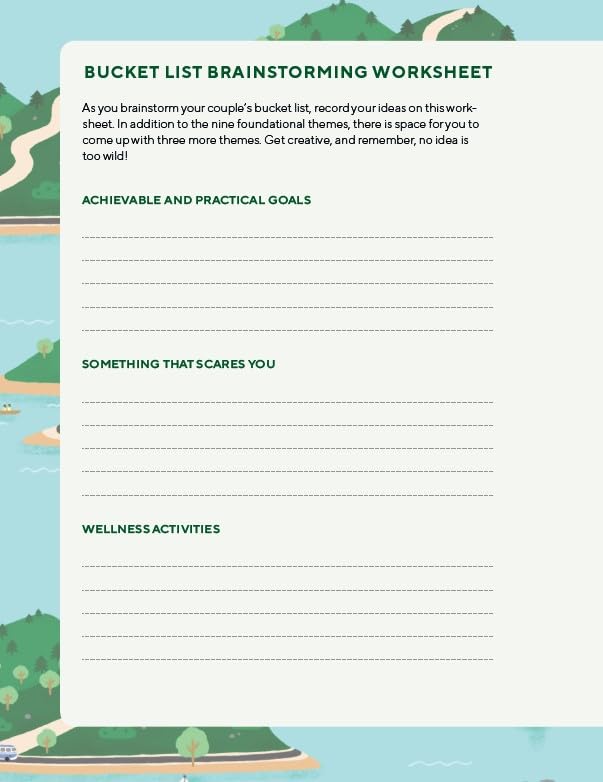 Couples' Journal: Ultimate Bucket List for Unforgettable Experiences