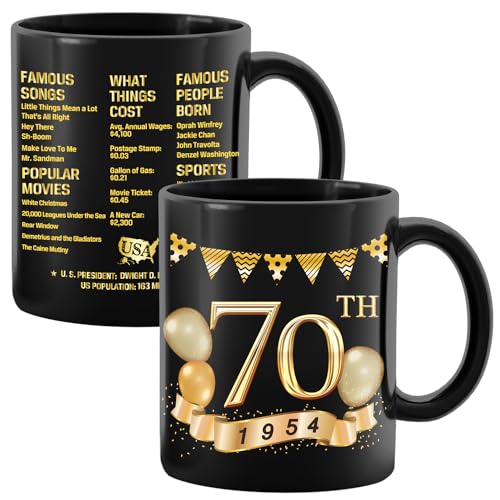 70th Birthday Gifts for Men and Women in 1954