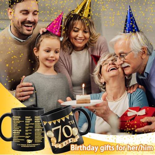 70th Birthday Gifts for Men and Women in 1954