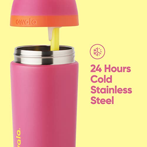 Colorful Flip-Top Stainless Steel Bottles for Kids