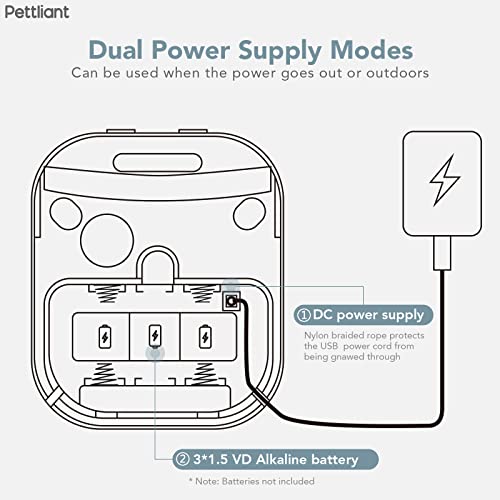 APP Controlled Automatic Cat and Dog Feeder - 4L