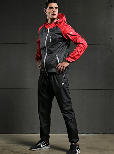 Men's Red Plume Sauna Suit - Fitness Weight Loss