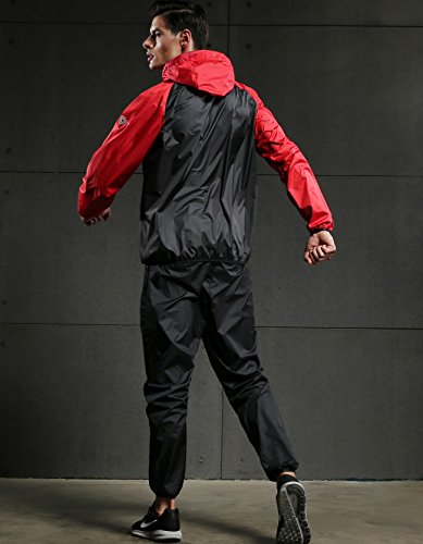 Men's Red Plume Sauna Suit - Fitness Weight Loss