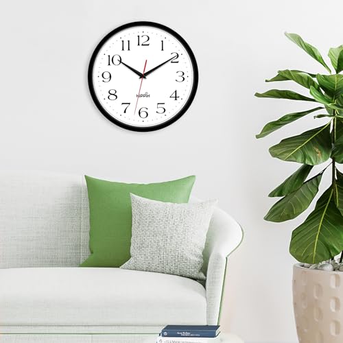 Set of 2 Silent Wall Clocks for Home Decor