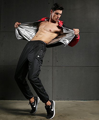 Men's Red Plume Sauna Suit - Fitness Weight Loss