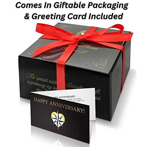 Anniversary Sundial Compass Gift - Perfect for Him/Her