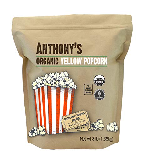 Organic Yellow Popcorn Kernels - Gluten Free Snack