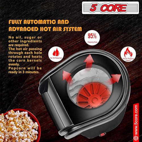 1200W Electric Popcorn Machine - Home Gift