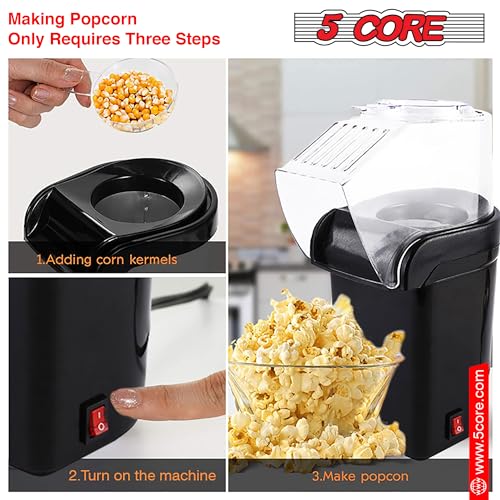 1200W Electric Popcorn Machine - Home Gift