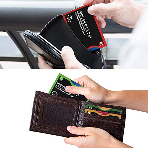 Color-Coded RFID Blocking Sleeves Set for Theft Protection
