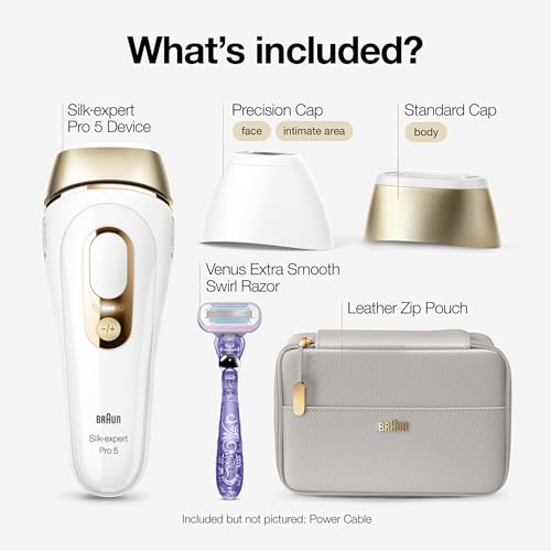 Braun IPL Laser Hair Removal Device, Silk Expert Pro5 PL5157