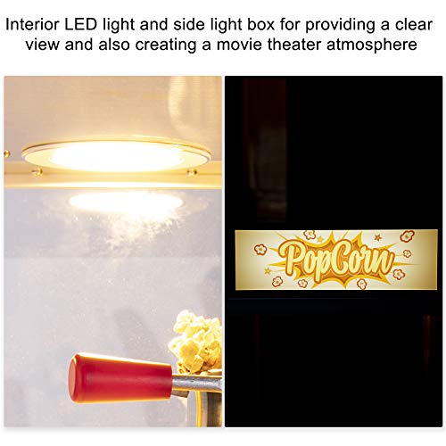 Red Popcorn Machine with Cart - Gift Idea