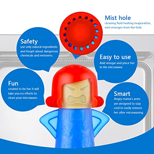 Angry Mama Microwave Oven Cleaner - 2 PCS