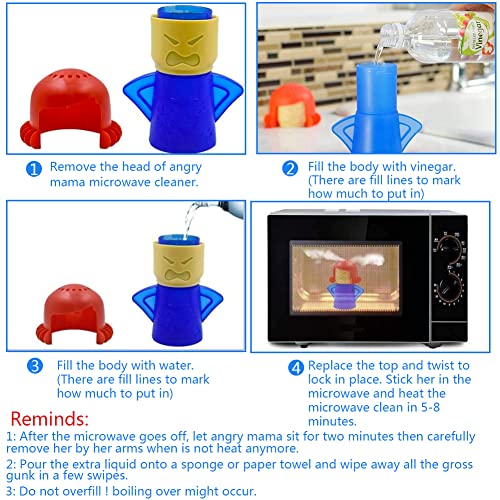 Angry Mama Microwave Oven Cleaner - 2 PCS