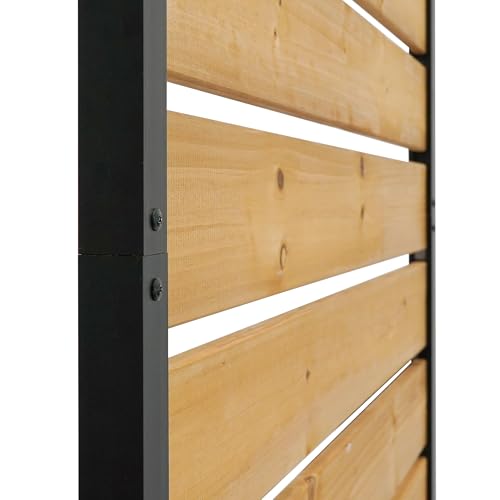 Concord Wood Outdoor Privacy Fence Screen - Hide Trash