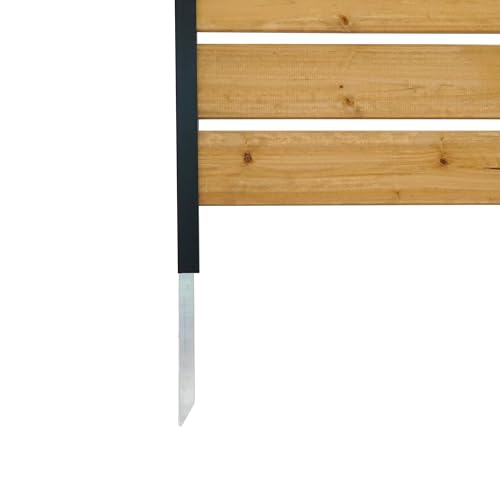 Concord Wood Outdoor Privacy Fence Screen - Hide Trash