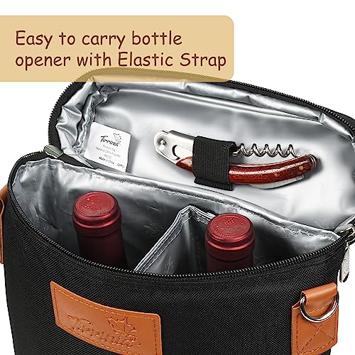 Tirrinia Wine Gift Tote - Sleek & Insulated