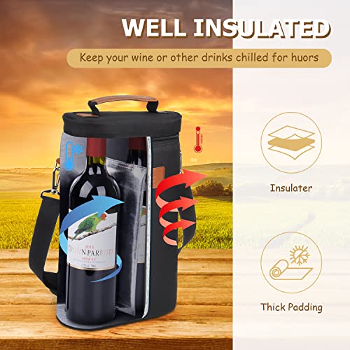 Tirrinia Wine Gift Tote - Sleek & Insulated