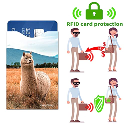 RFID Blocking Credit Card Sleeves in Animal Prints