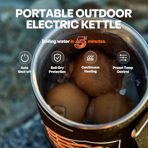 Stoke Voltaics Portable Electric Kettle - Ideal Gift