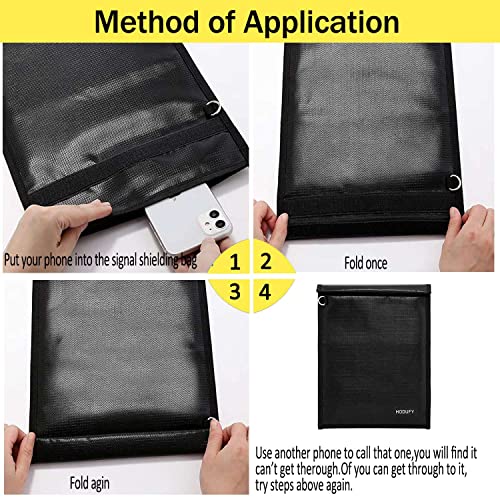 Faraday Bag 3-Pack: Laptop, Tablet, Car Key Protection