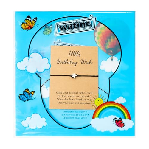 18th Birthday Star Bracelet for Girls - Gift Idea