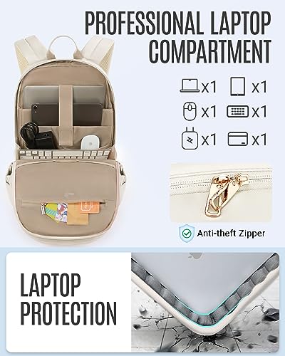 Stylish Anti-Theft Laptop Backpack for Women