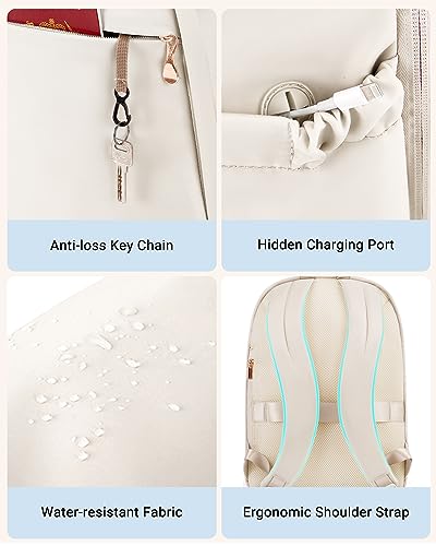 Stylish Anti-Theft Laptop Backpack for Women