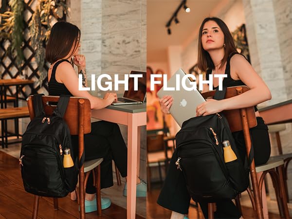 Stylish Anti-Theft Laptop Backpack for Women