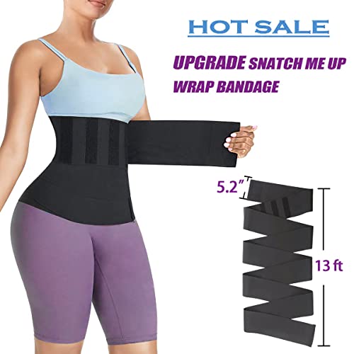 Women's Waist Trainer, Invisible Plus Size Black Belt