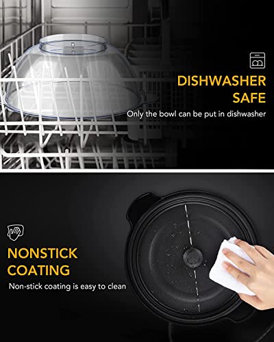 Large Microwave Popcorn Maker with Nonstick Plate