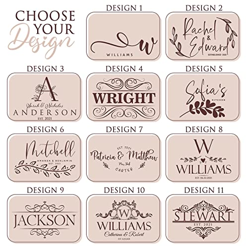Custom Engraved Cutting Board, 11 Designs, 5 Wood Styles