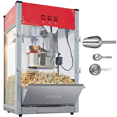 VEVOR 12 Oz Commercial Popcorn Machine, Theater Style