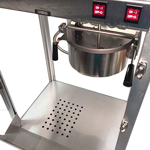 Stainless Steel Professional 8 Ounce Popcorn Machine