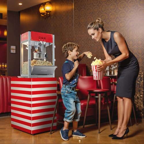 VEVOR 12 Oz Commercial Popcorn Machine, Theater Style
