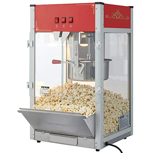 VEVOR 12 Oz Commercial Popcorn Machine, Theater Style
