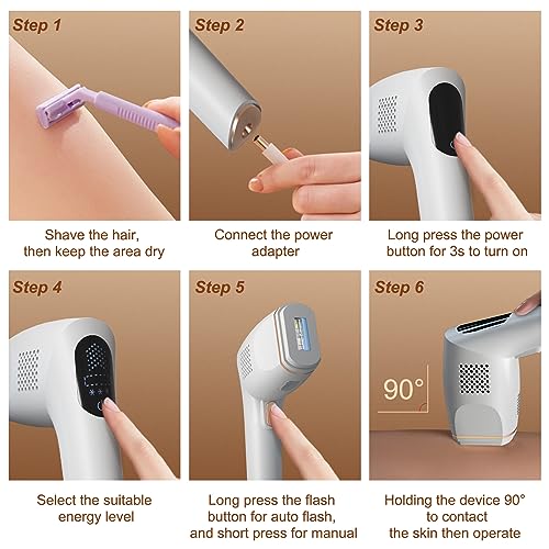 At-Home IPL Hair Removal Device for Whole Body