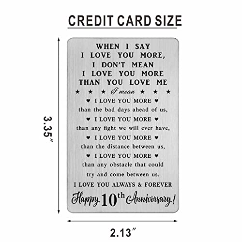 Romantic 10 Year Anniversary Gifts for Him & Her