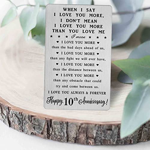 Romantic 10 Year Anniversary Gifts for Him & Her