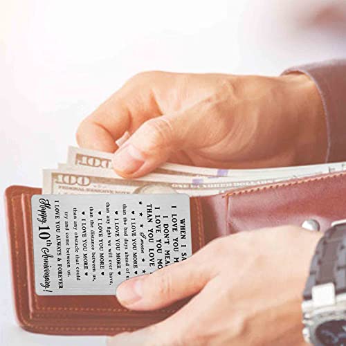 Romantic 10 Year Anniversary Gifts for Him & Her