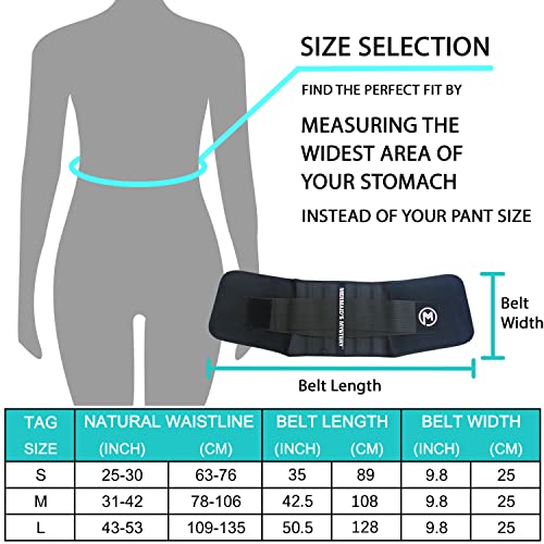 Mermaid's Mystery Waist Trainer Belt - M Black